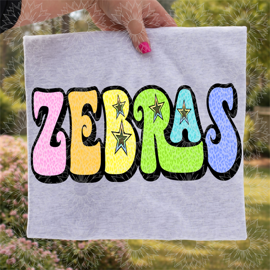 Retro Leopard Zebras