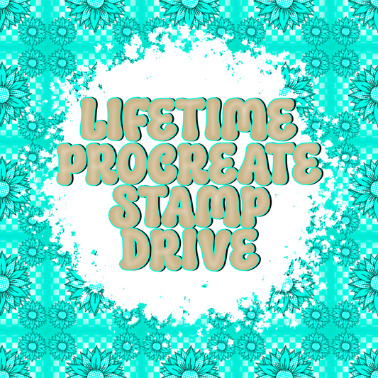 Lifetime Procreate Stamp Drive