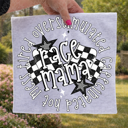 CUSTOM REQUEST Hot Mess Tired Over Stimulated [Insert Sport] Mama