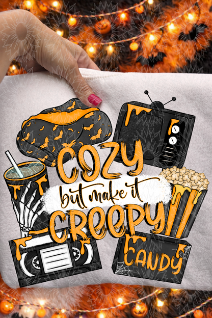 Cozy But Make It Creepy Orange