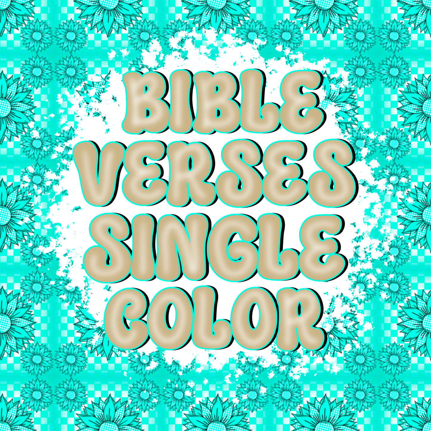 Bible Verses Single Color