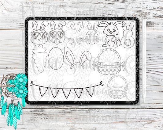 Easter Procreate Stamps