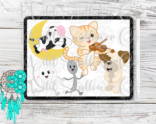 Diddle, Diddle Clipart Set