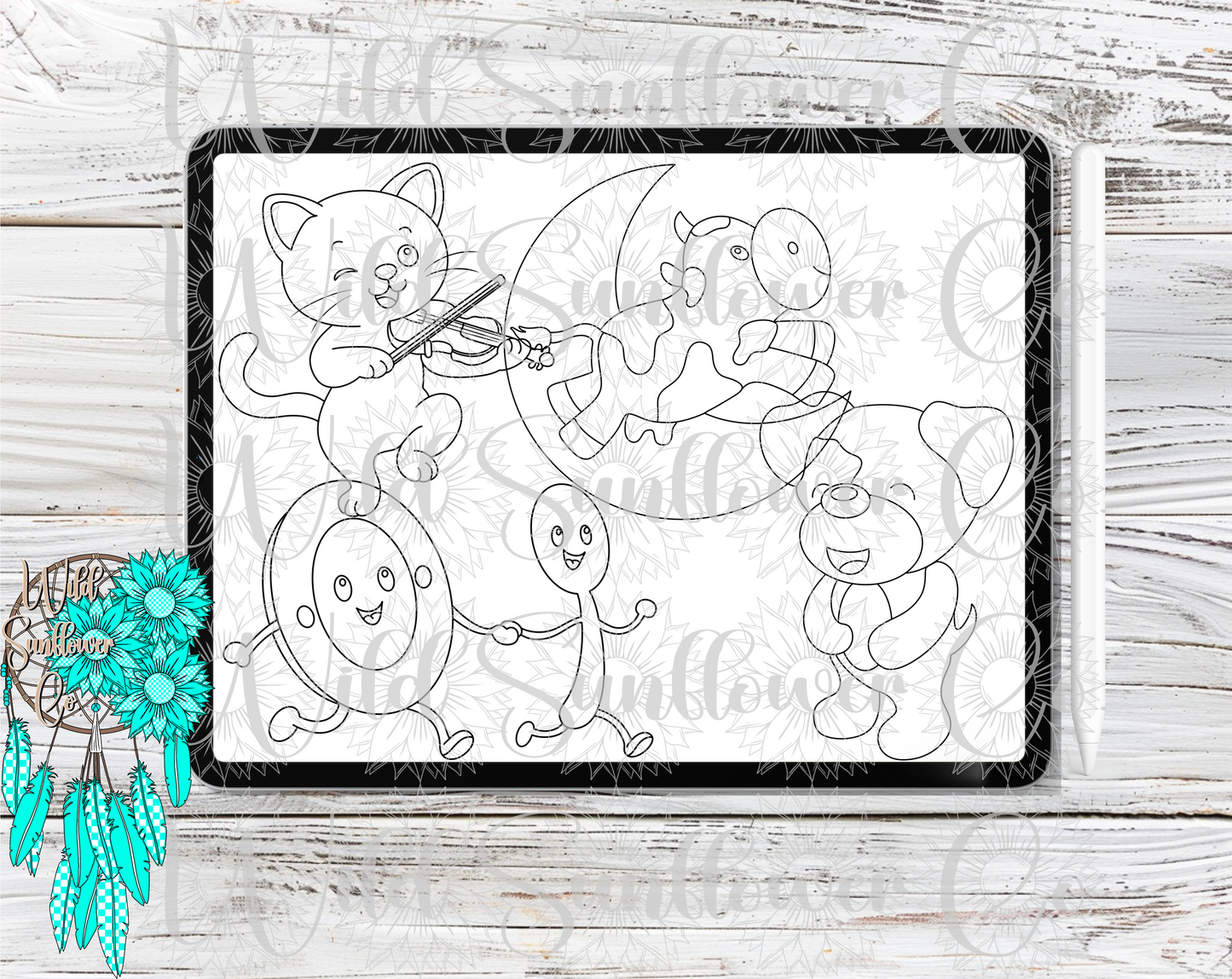Diddle, Diddle Procreate Stamps