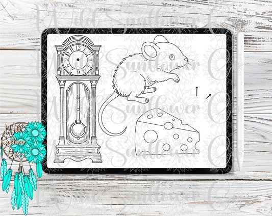 Hickory DD Procreate Stamps
