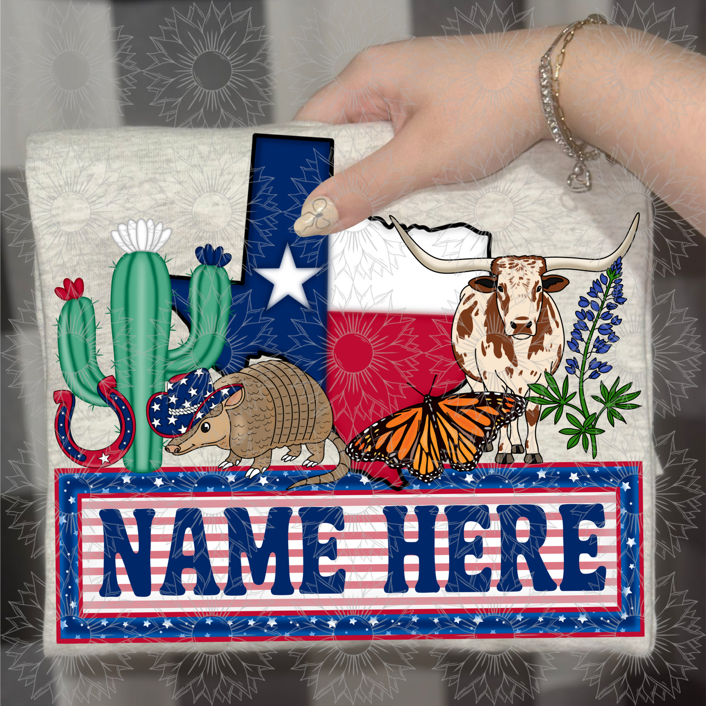 Texas Name Plate