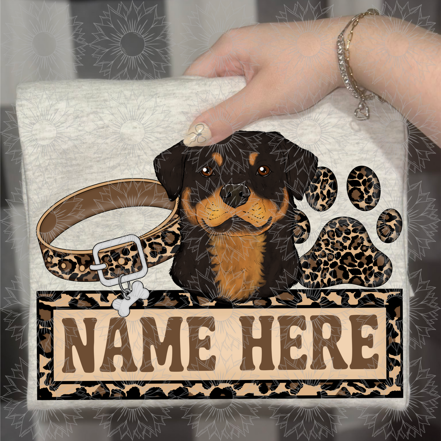 Boxer Name Plate Cheetah