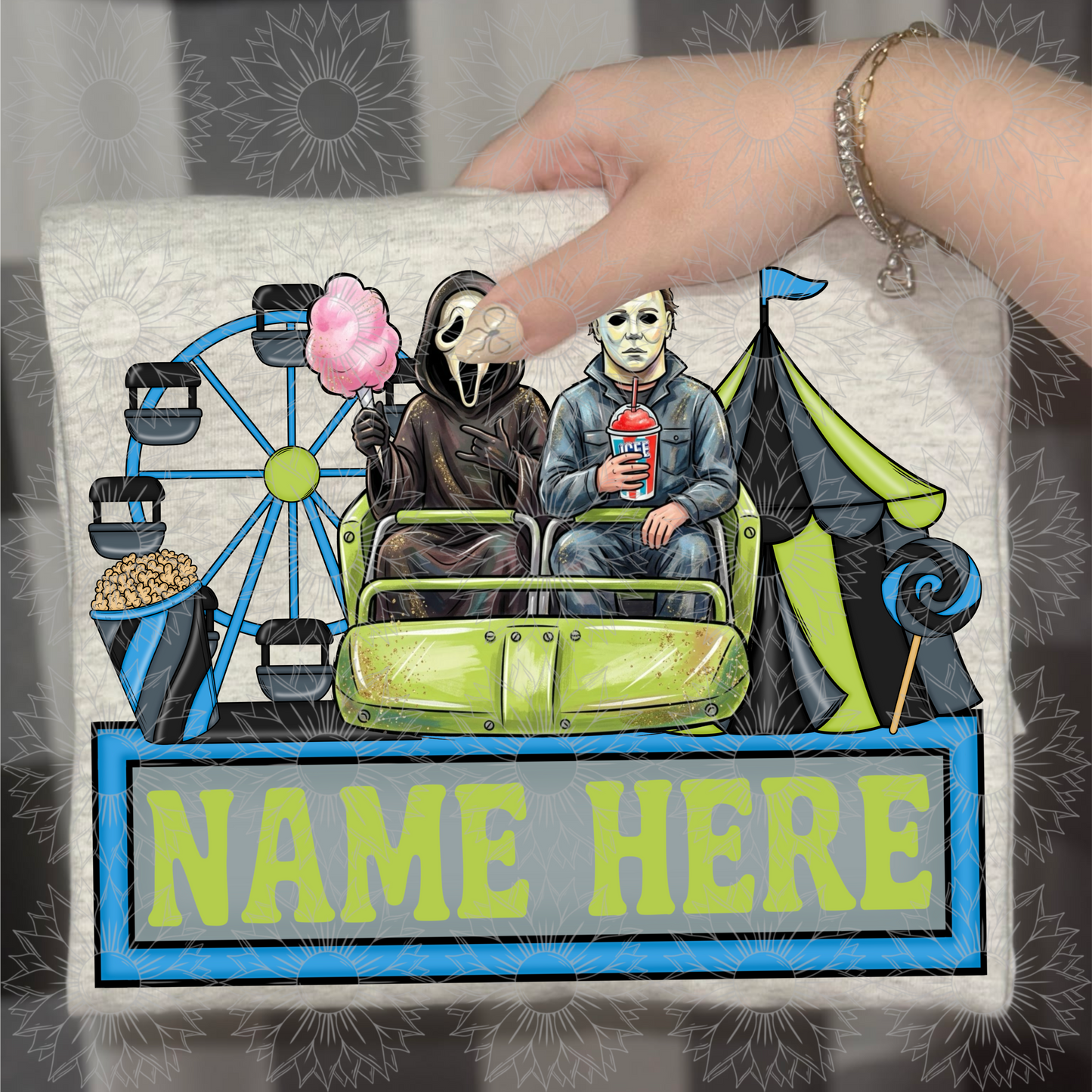 Spooky Carnival Name Plate
