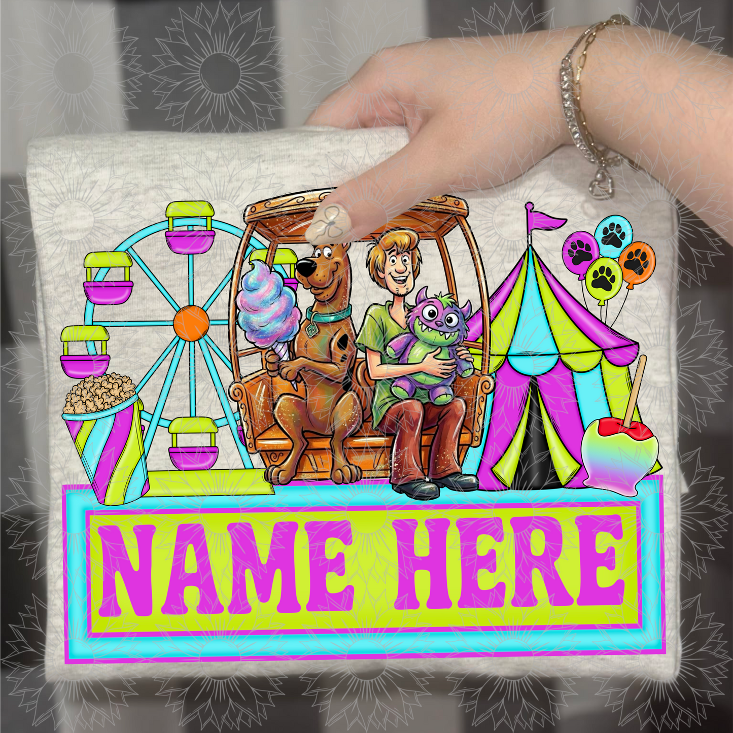 Solving Mysteries Carnival Name Plate