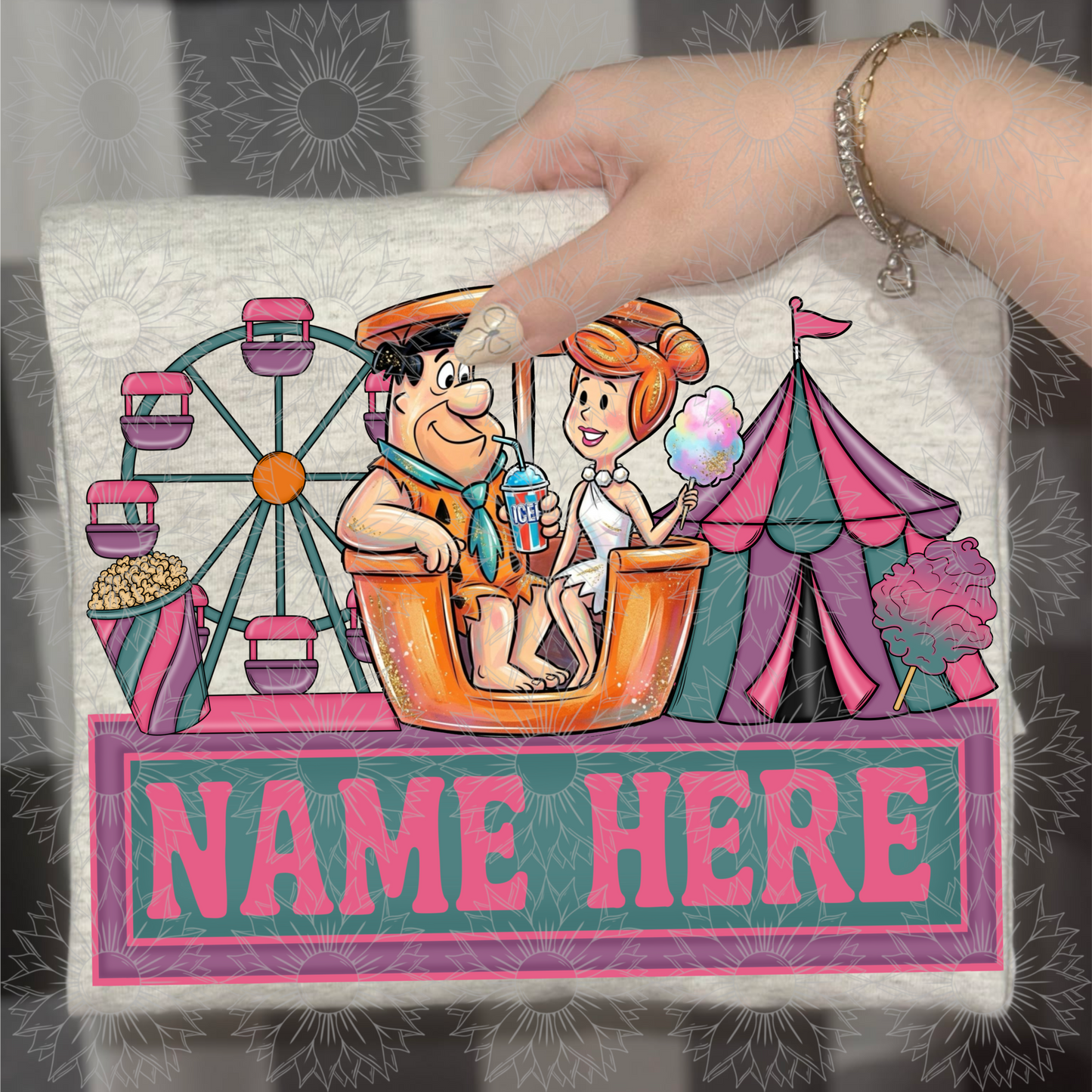 Stone Age Carnival Name Plate