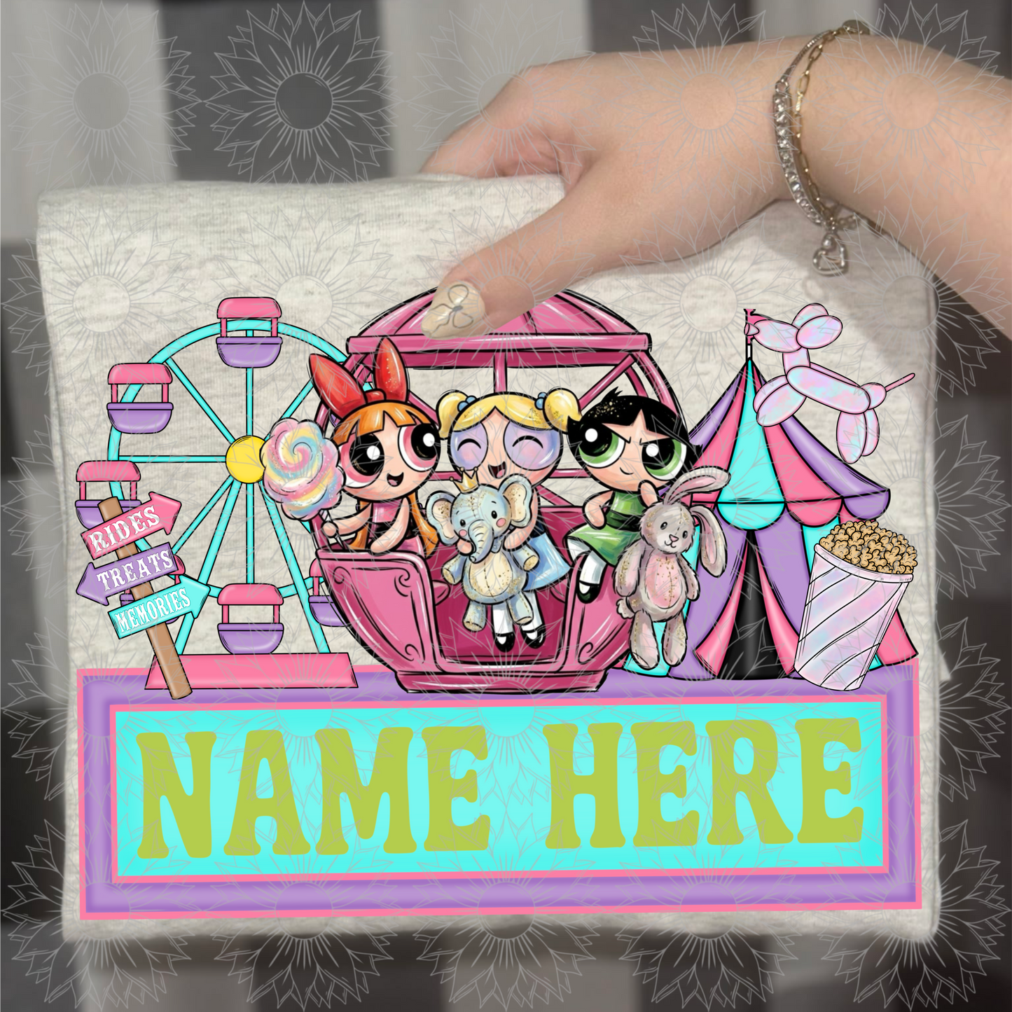 Sugar & Spice Carnival Name Plate