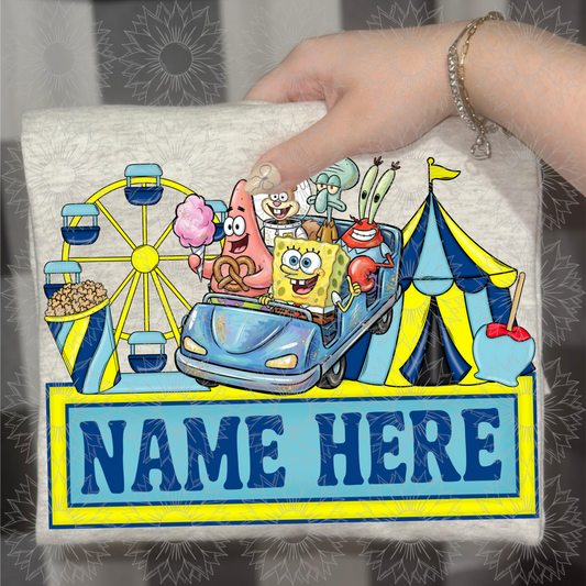 Krusty Crew Carnival Name Plate