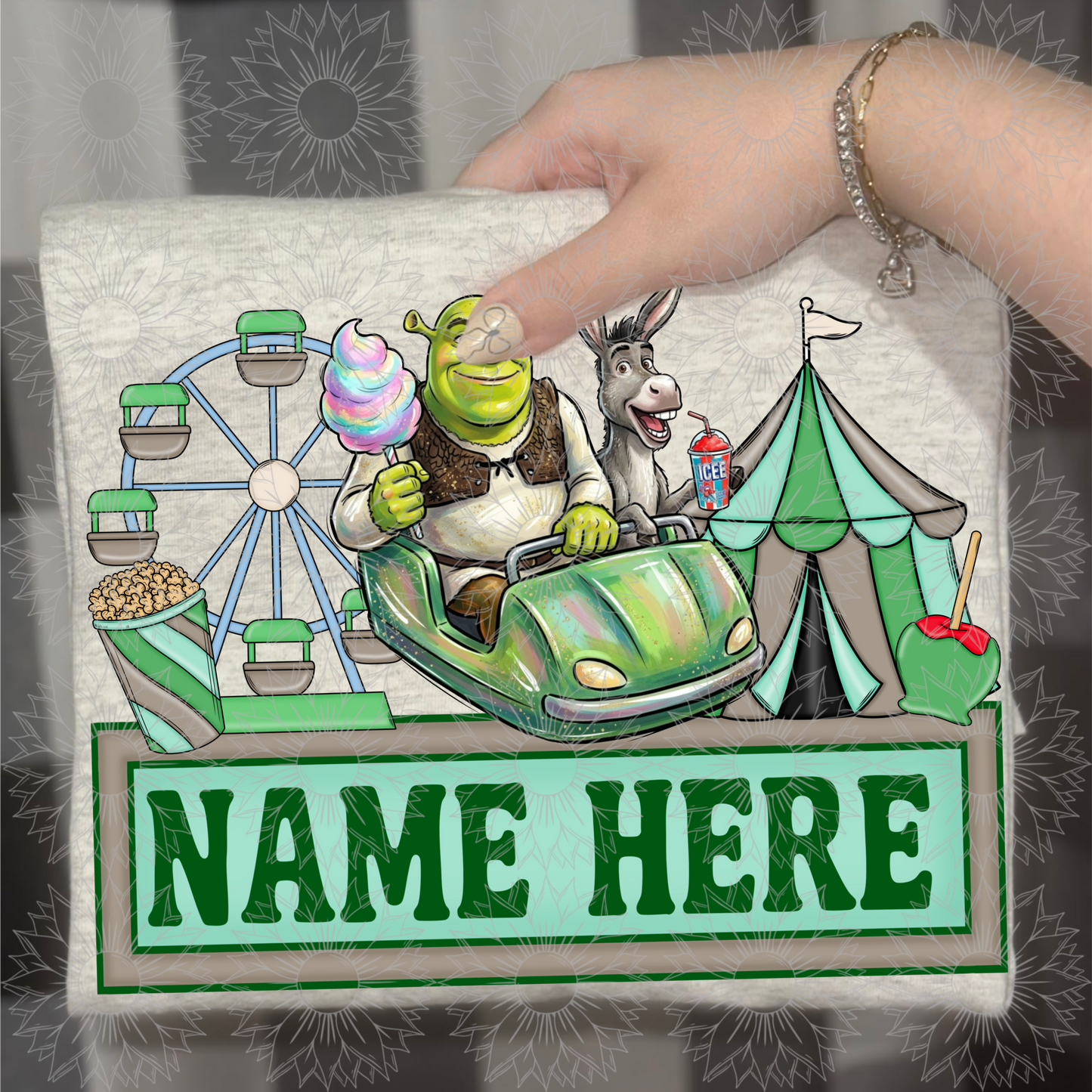 Swamp Carnival Name Plate