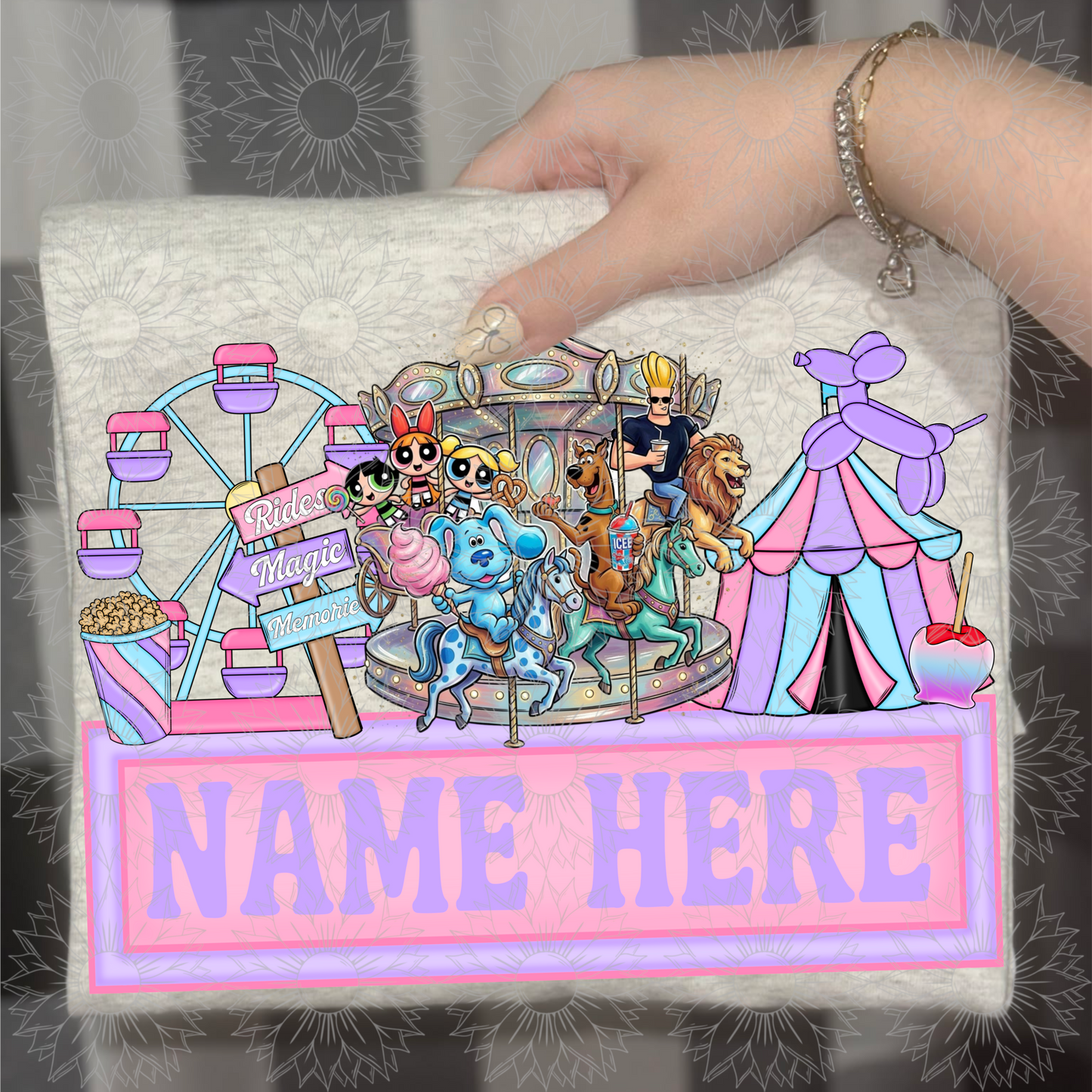 Childhood TV Carnival Name Plate