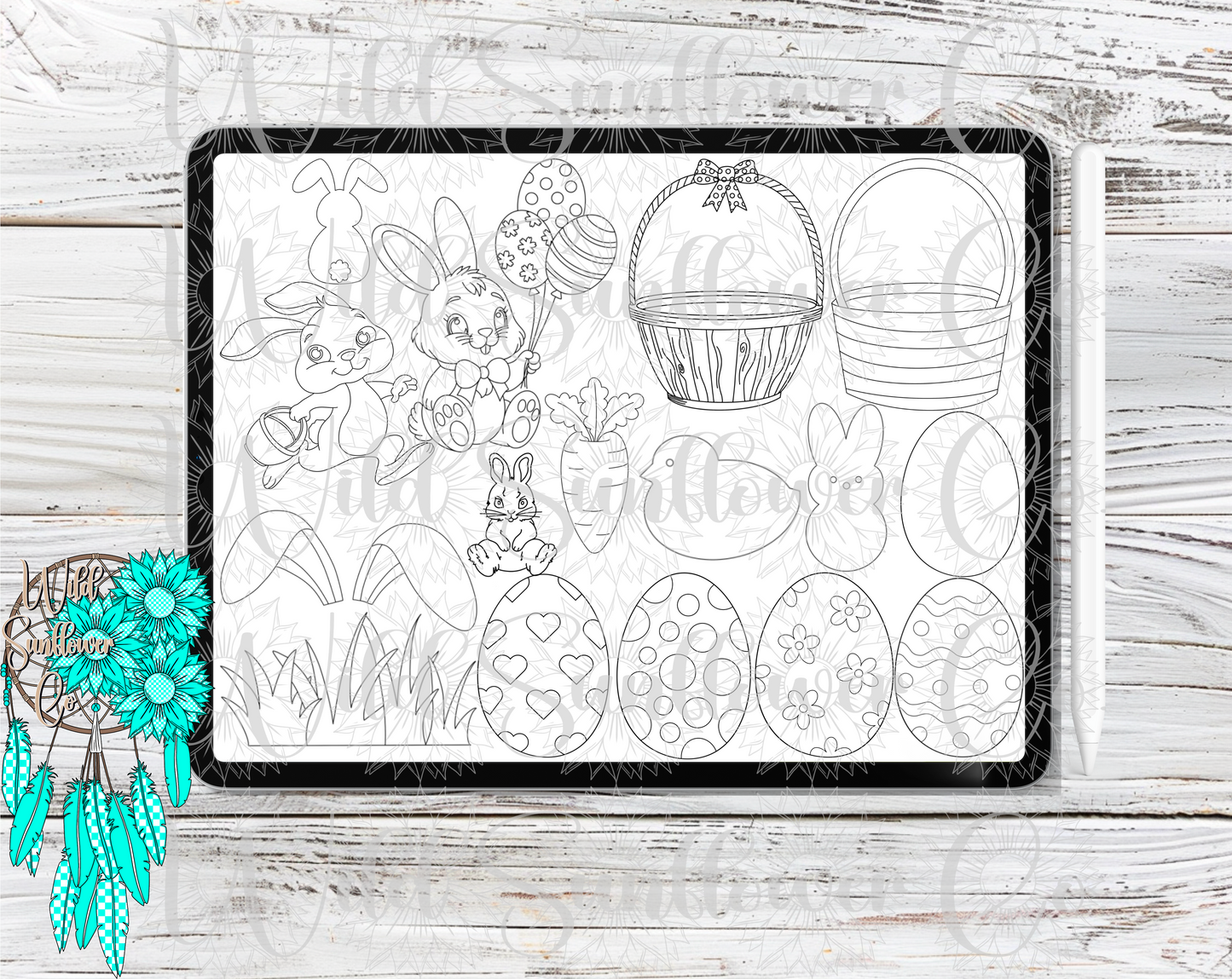 Easter Procreate Stamps