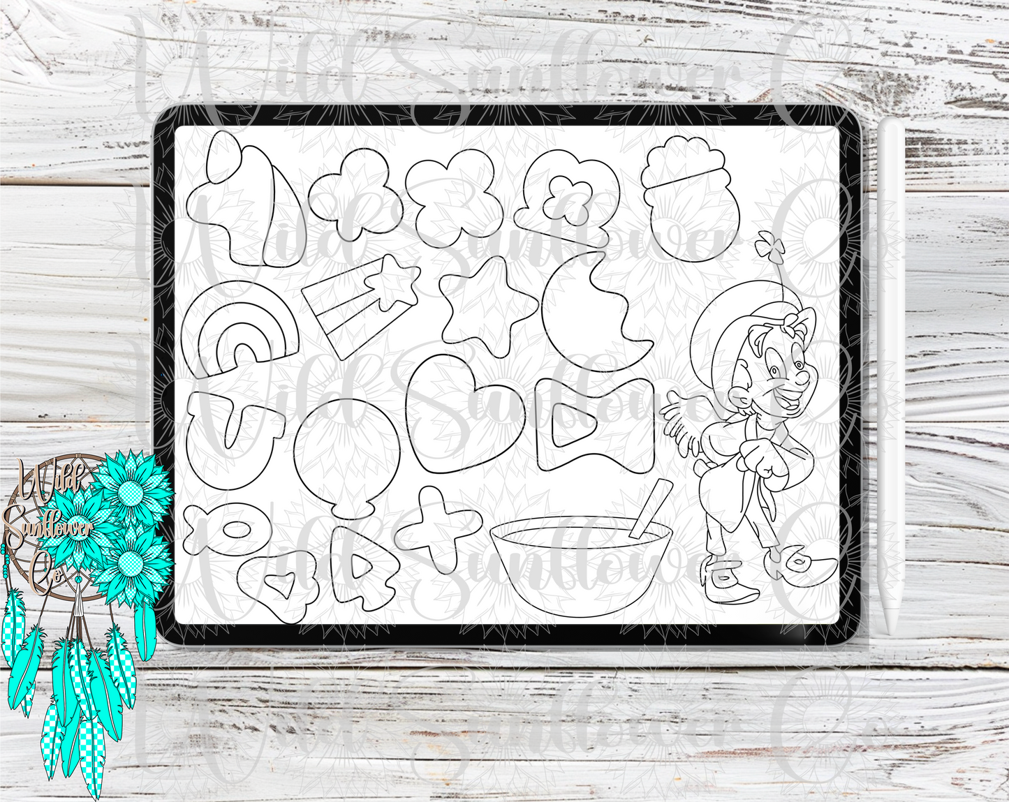 Marshmallow Charms Procreate Stamps