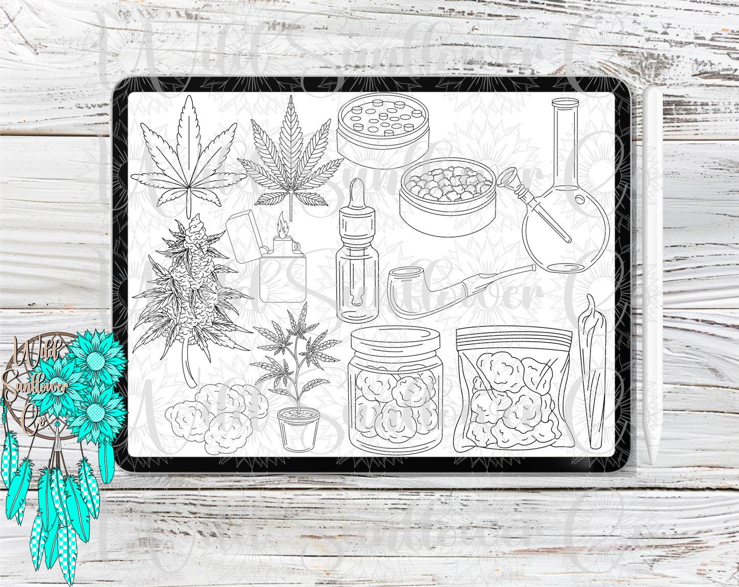 420 Procreate Stamps