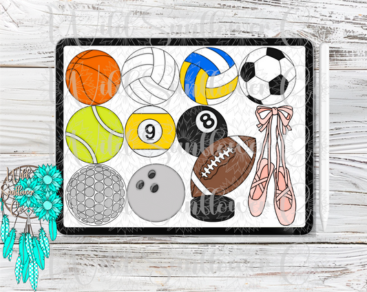 Multi-Sports Clipart Set