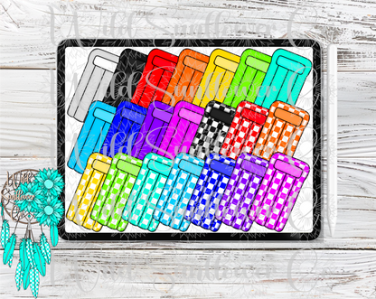 Lounge Float Clipart Set