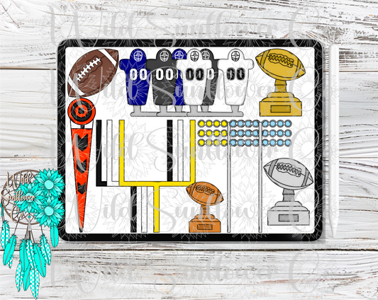 Football Clipart Set