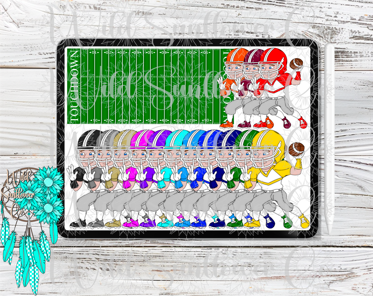 Football Clipart Set