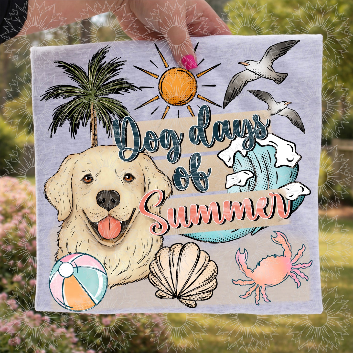 Dog Days of Summer Golden Retriever
