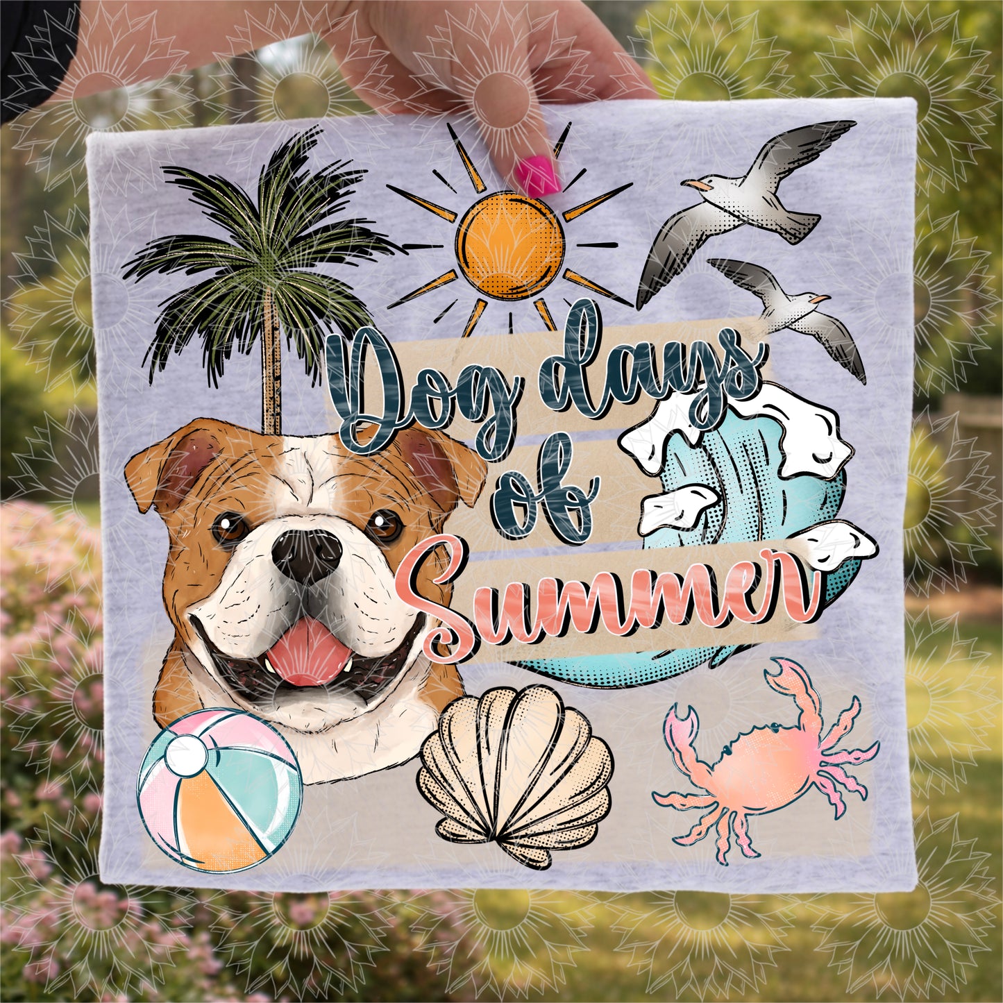 Dog Days of Summer Bulldog
