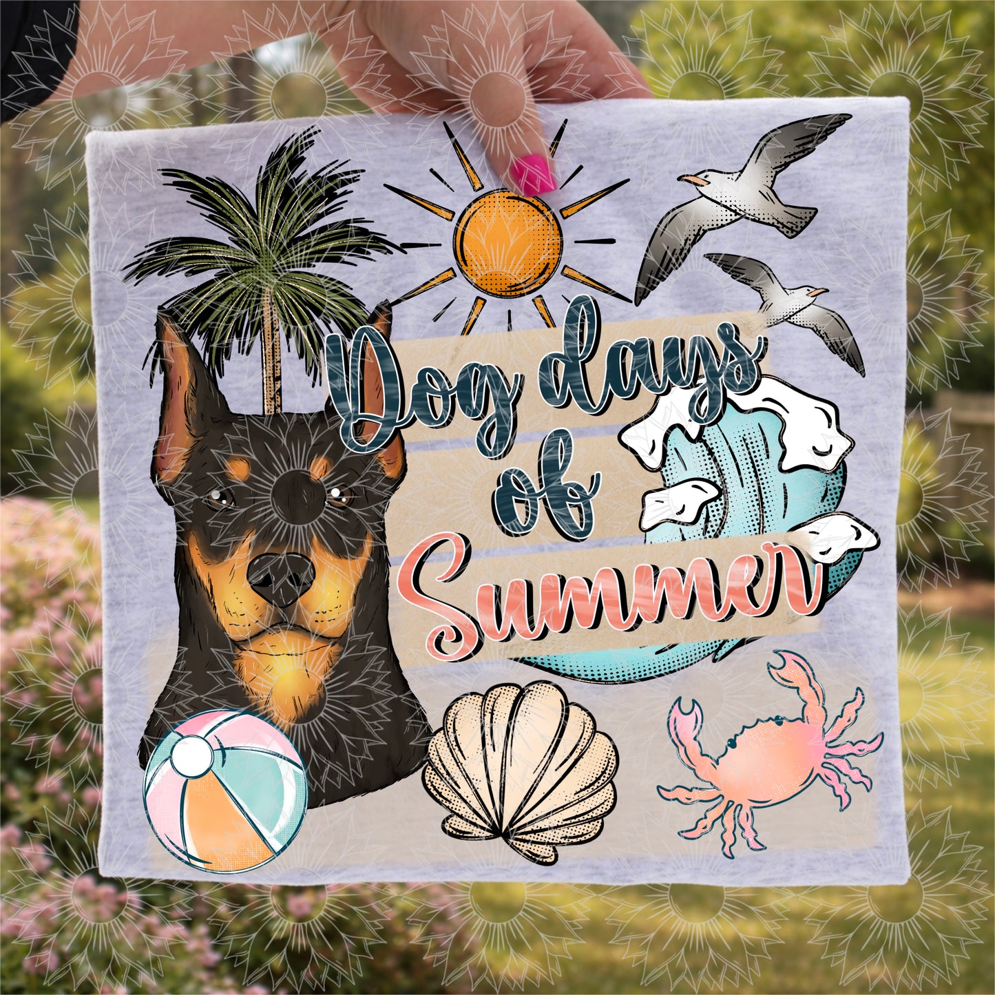Dog Days of Summer Doberman
