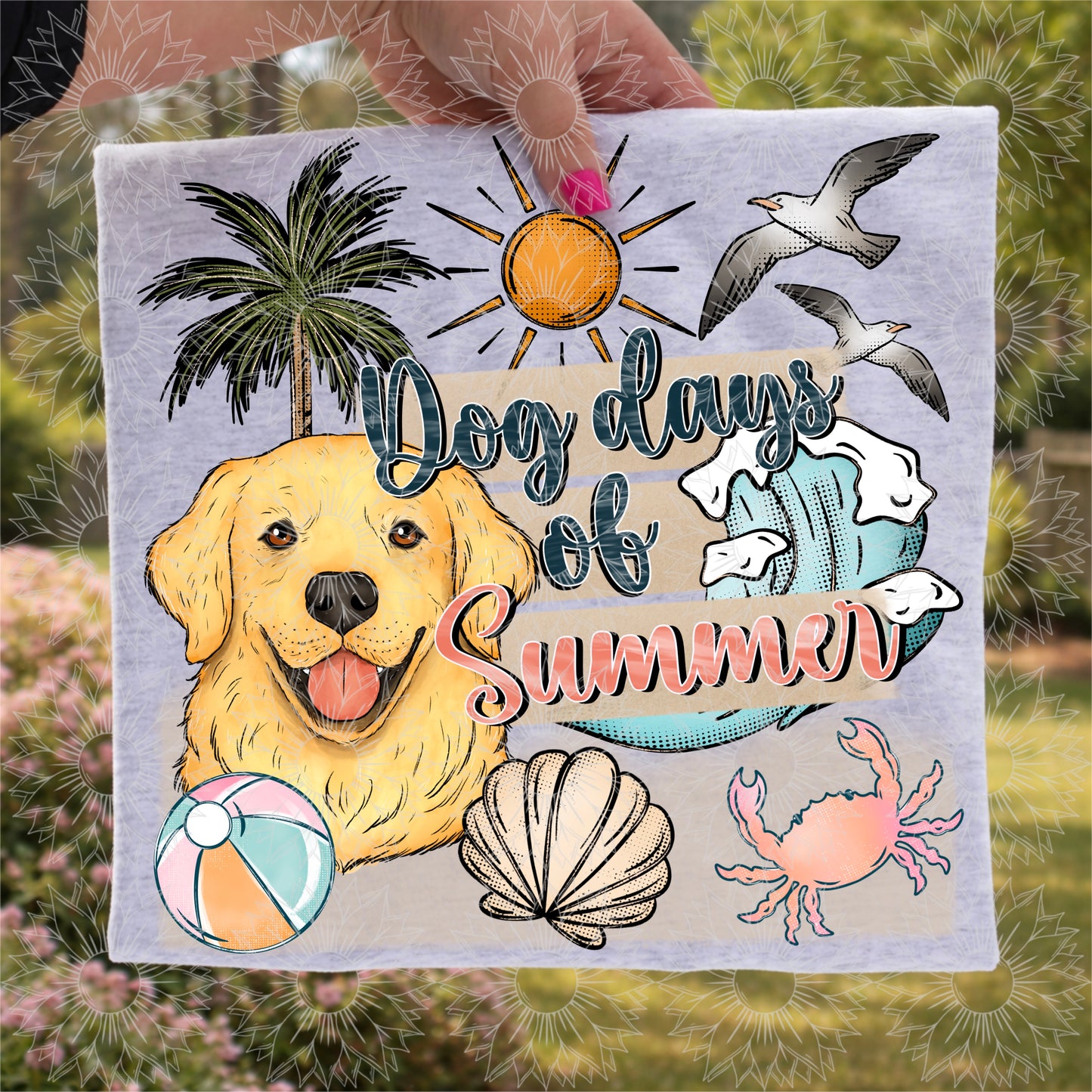 Dog Days of Summer Golden Retriever