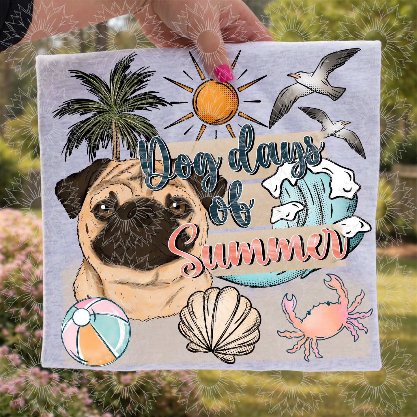 Dog Days of Summer Pug