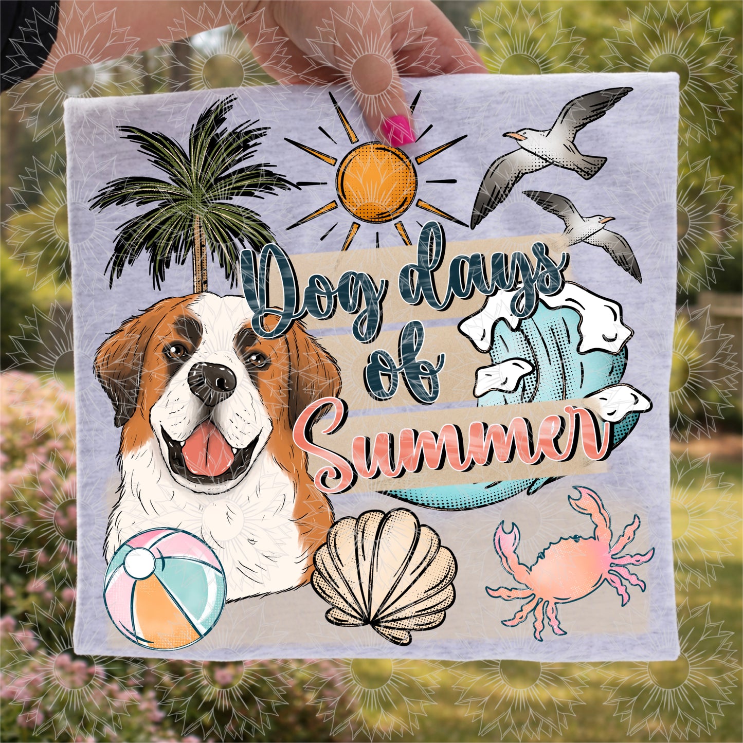 Dog Days of Summer St. Bernard