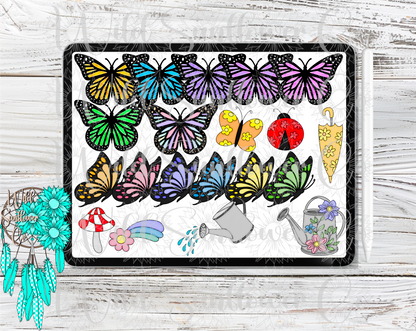 Spring Vibes Clipart Set