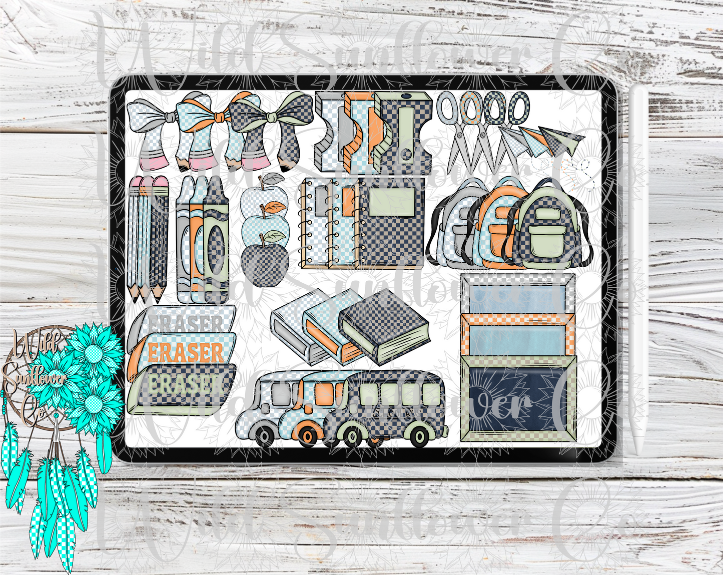 Back To School Clipart Set