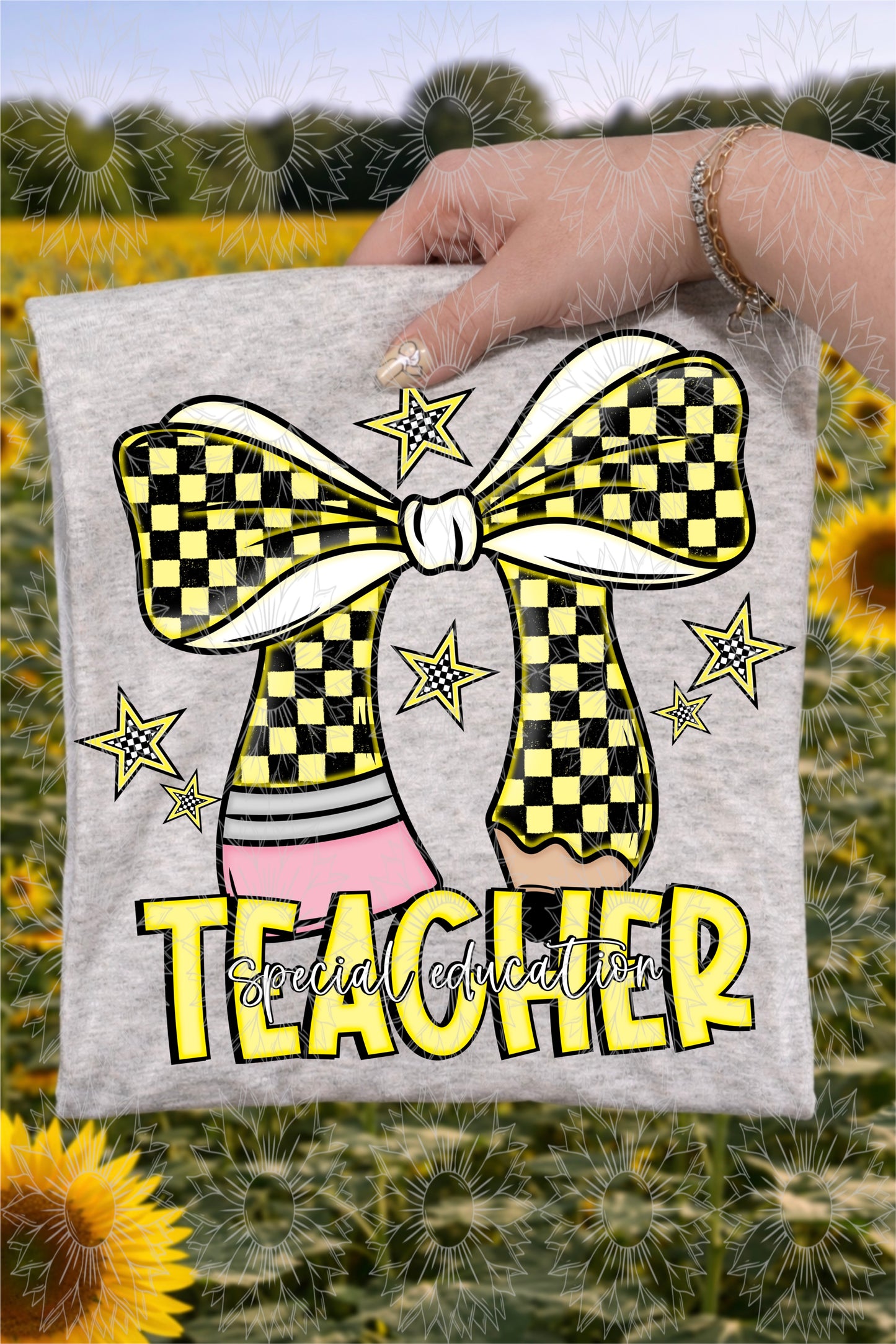 Special Education Teacher Pencil Bow