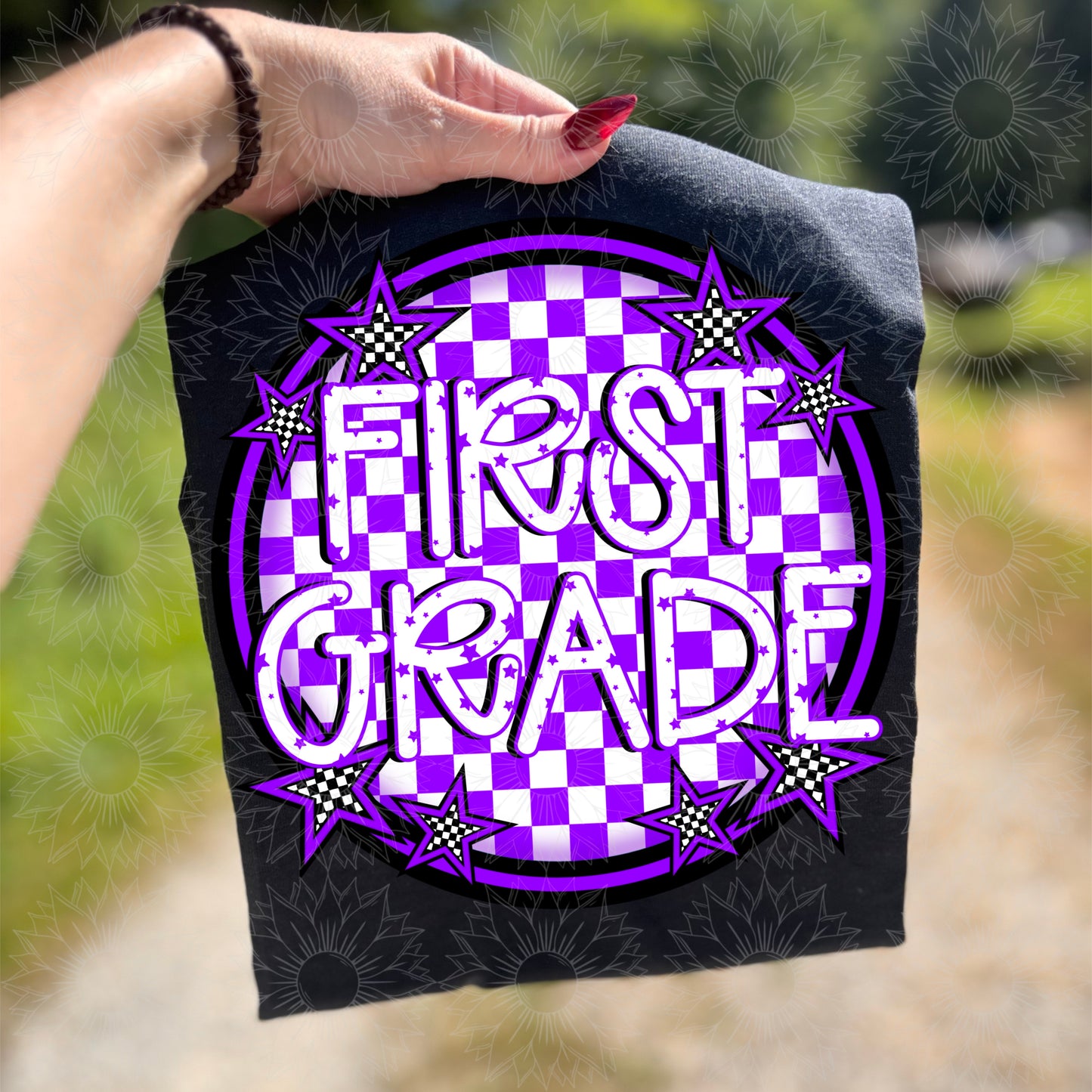 Checkered Star First Grade