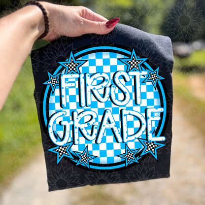 Checkered Star First Grade