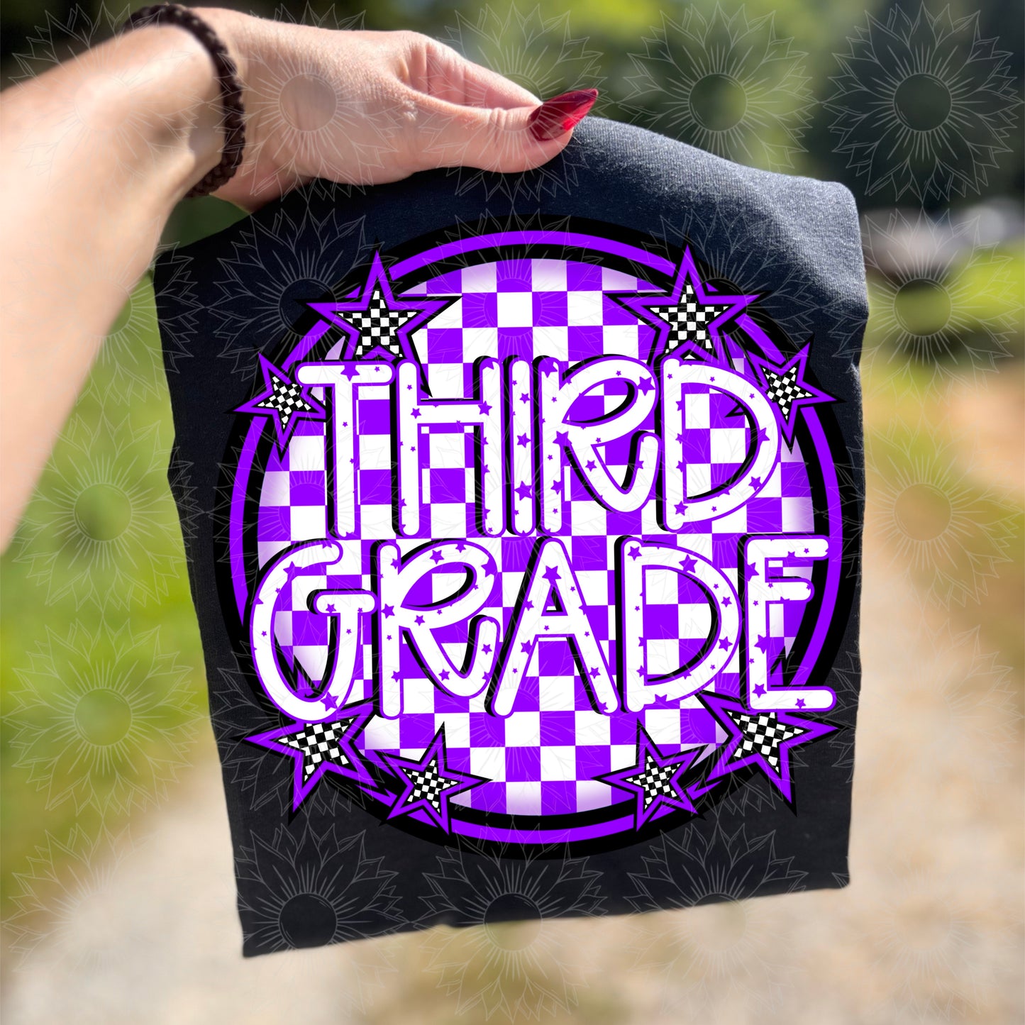 Checkered Star Third Grade