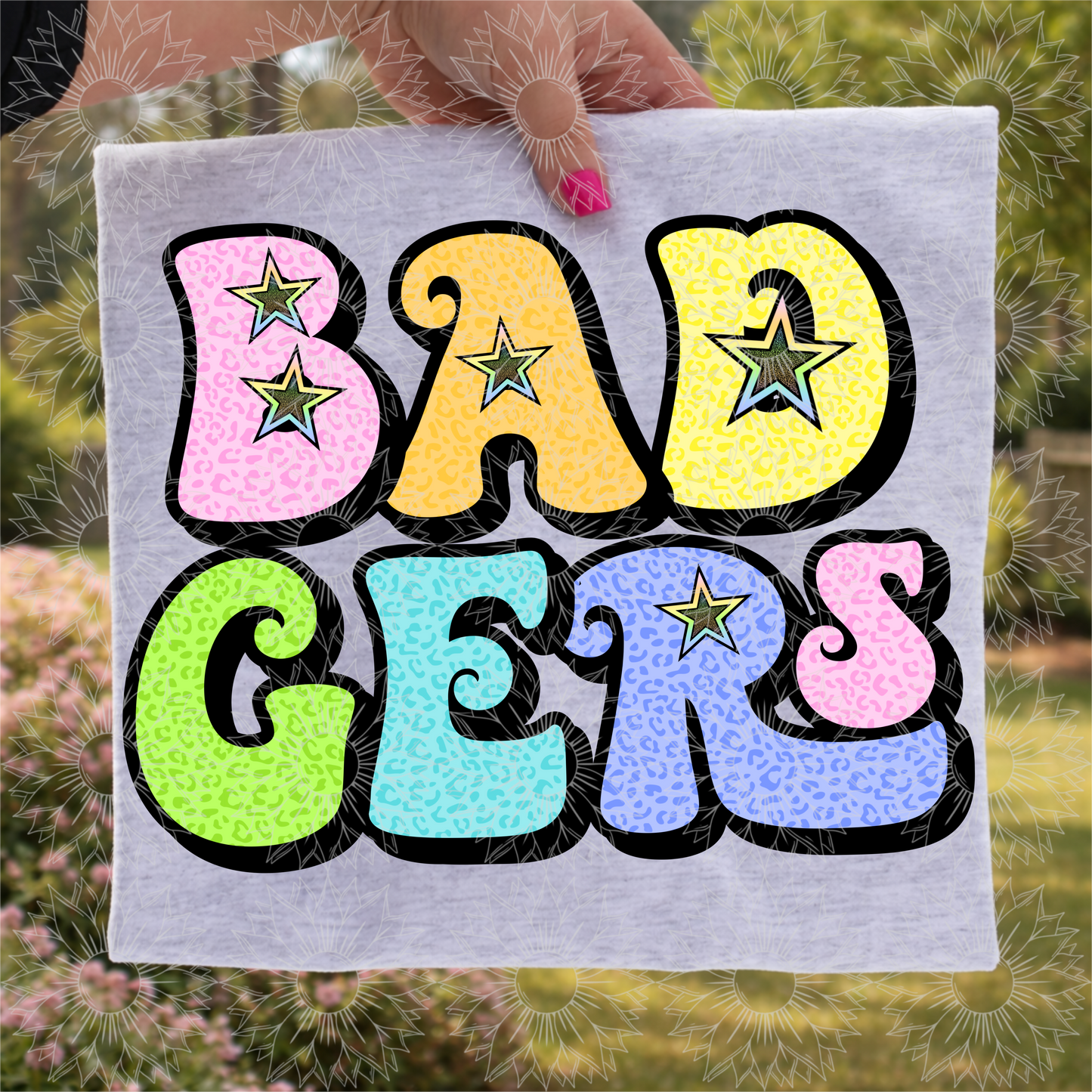 Retro Leopard Badgers