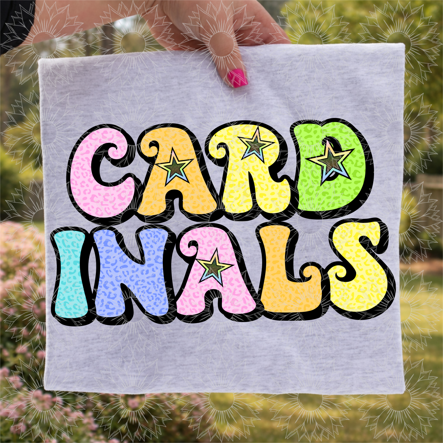 Retro Leopard Cardinals