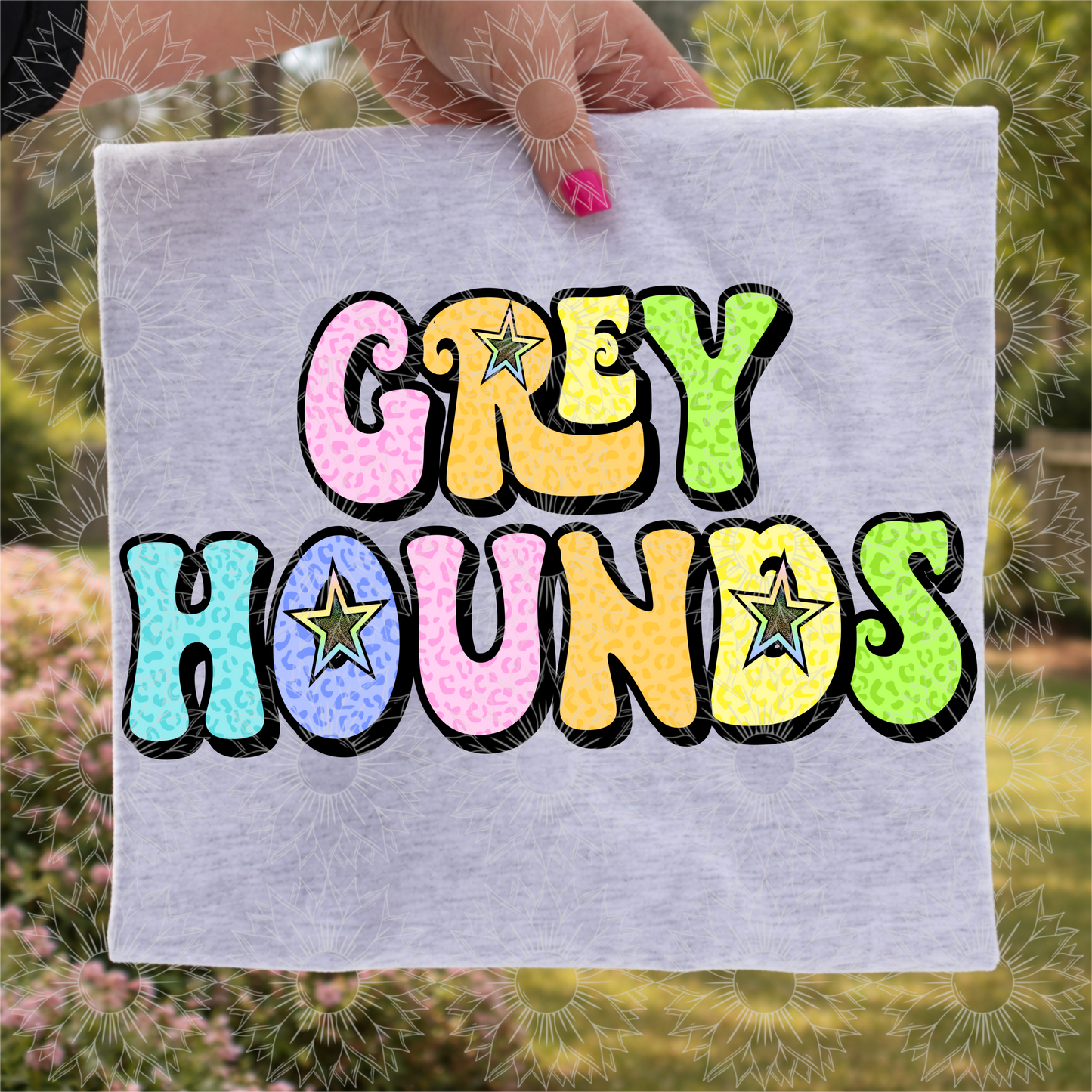 Retro Leopard Greyhounds