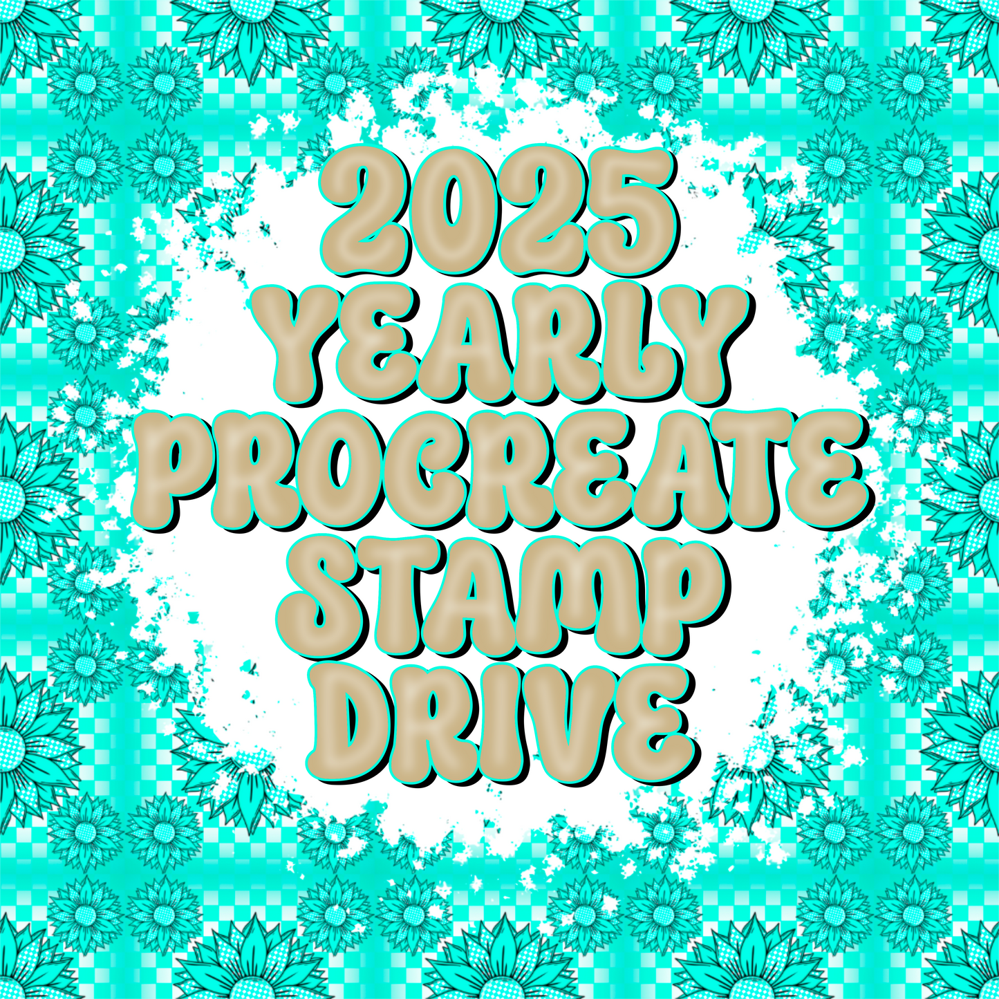 2025 Yearly Procreate Stamp Drive