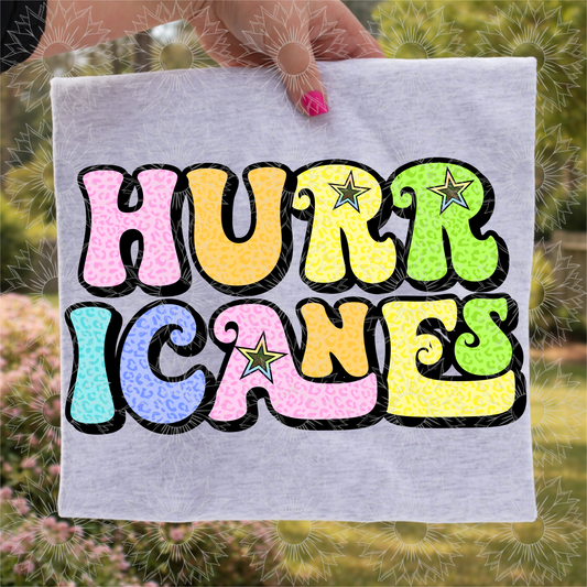 Retro Leopard Hurricanes