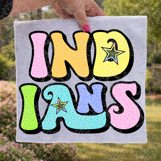 Retro Leopard Indians