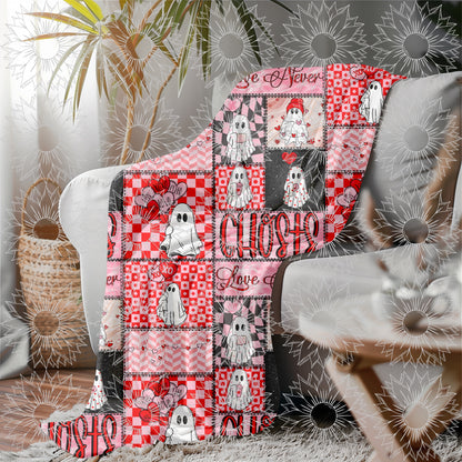 Valentine’s Ghost Patchwork Seamless