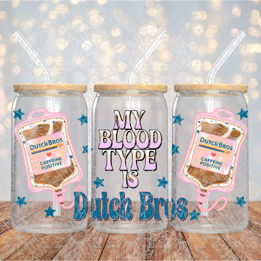 My Blood Type is DB 16OZ