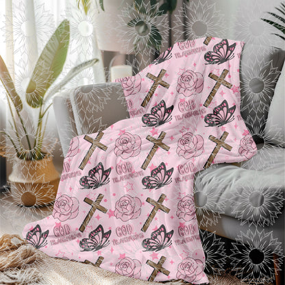 God's Unfailing Love Transforms Us Pink Seamless