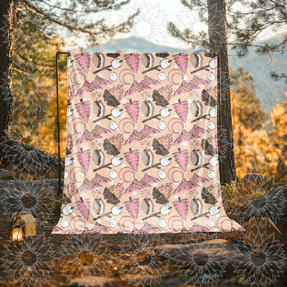 Camping Vibes Seamless Orange