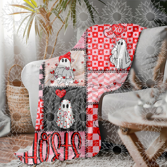 Valentine’s Ghost Patchwork Seamless