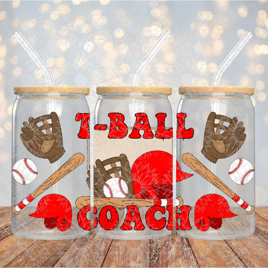 T-Ball Coach Grunge 16OZ