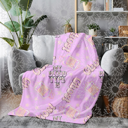 My Blood Type Is G Purple Seamless